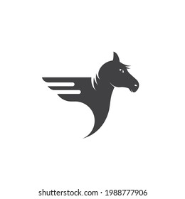 Horse icon  Template Vector illustration design