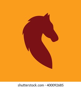 Horse icon vector