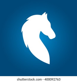 Horse icon vector
