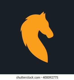 Horse icon vector