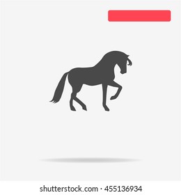 Horse icon. Vector concept illustration for design.