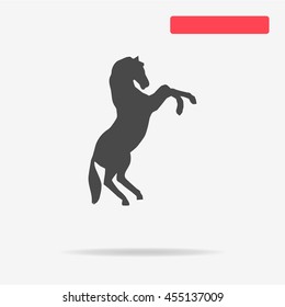 Horse icon. Vector concept illustration for design.