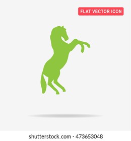 Horse icon. Vector concept illustration for design.