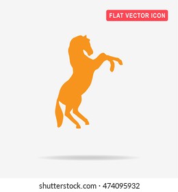 Horse icon. Vector concept illustration for design.