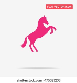 Horse icon. Vector concept illustration for design.