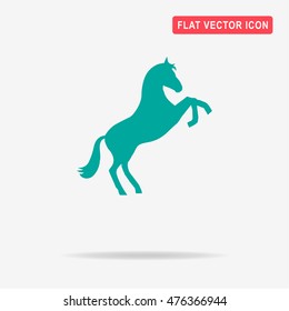 Horse icon. Vector concept illustration for design.