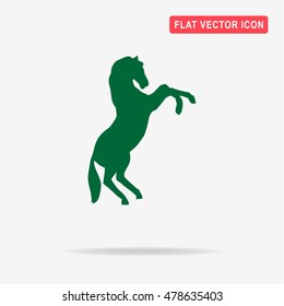 Horse icon. Vector concept illustration for design.