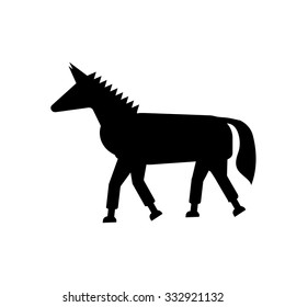 Horse icon vector illustration