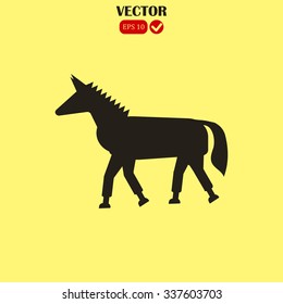Horse icon vector illustration