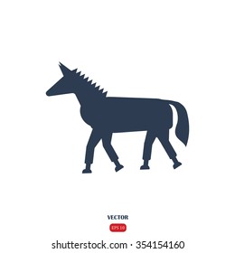 Horse icon vector illustration