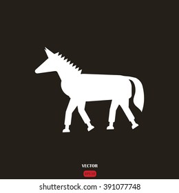 Horse icon vector illustration