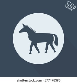Horse icon vector illustration