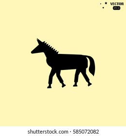 Horse icon vector illustration