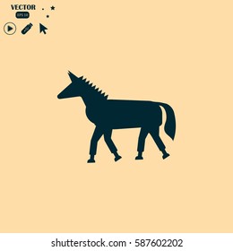 Horse icon vector illustration