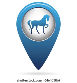 Horse icon vector illustration