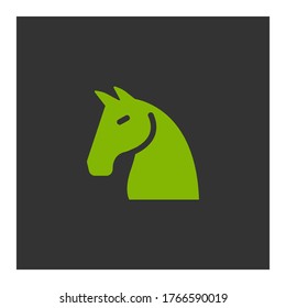 horse icon. Vector illustration EPS 10.