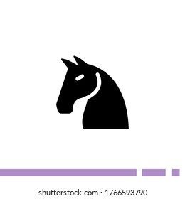horse icon. Vector illustration EPS 10.