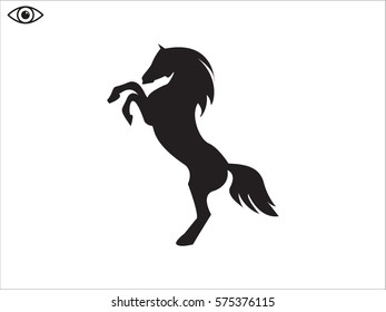 horse, icon, vector illustration eps10