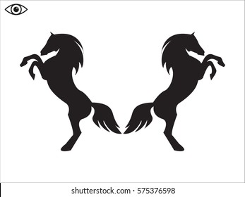 horse, icon, vector illustration eps10