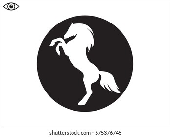 horse, icon, vector illustration eps10