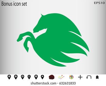horse, icon, vector illustration eps10