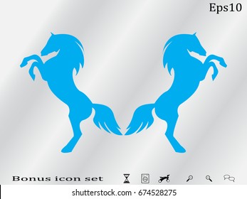 horse, icon, vector illustration eps10