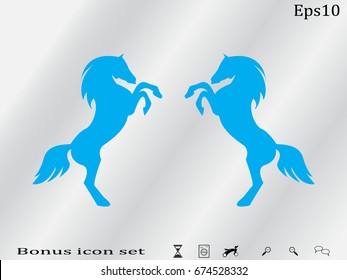 horse, icon, vector illustration eps10