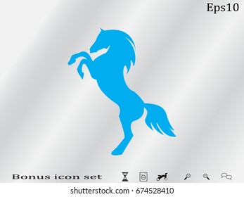horse, icon, vector illustration eps10