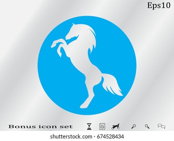 horse, icon, vector illustration eps10