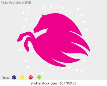 horse, icon, vector illustration eps10