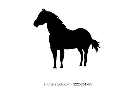 Horse icon vector illustration on a white background.