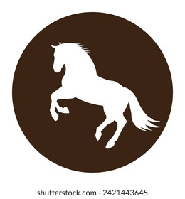 Horse icon vector illustration symbol design