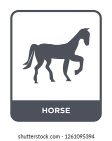 horse icon vector on white background, horse trendy filled icons from Desert collection, horse simple element illustration