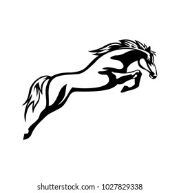 Horse Icon, Vector, Silhouette 