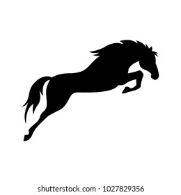 Icono de caballo, vector, silueta 