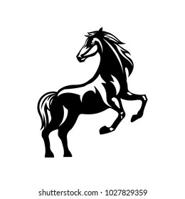 Horse Icon, Vector, Silhouette 