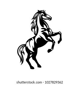 Horse Icon, Vector, Silhouette 