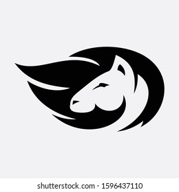 Horse Icon, Vector, Silhouette, logo