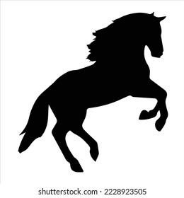 Horse Icon, Vector, Silhouette, Logo Template Vector icon illustration design