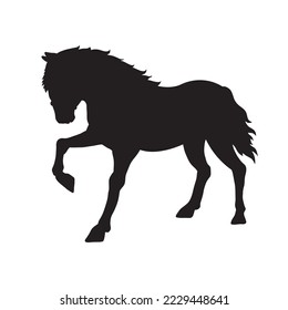 Horse Icon, Vector, Silhouette, Logo Template Vector icon illustration design