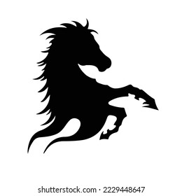 Horse Icon, Vector, Silhouette, Logo Template Vector icon illustration design