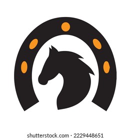 Horse Icon, Vector, Silhouette, Logo Template Vector icon illustration design