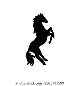 Horse Icon, Vector, Silhouette template