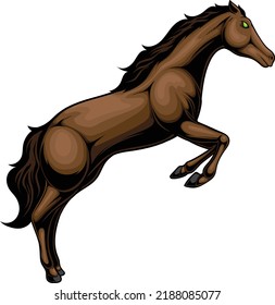 Horse illustration with premium quality stock vector