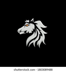 
ilustración de caballo. apto para prendas de vestir, chaquetas, logotipos y otros