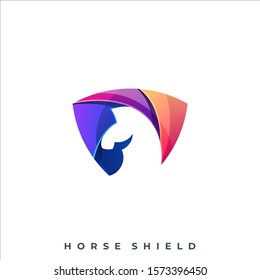 Horse Illustration Vector Template, Suitable for Creative Industry, Multimedia, entertainment, Educations, Shop, and any related business.