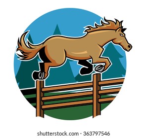 Horse Jump Ranch Fence