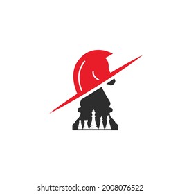 horse knight chess icon vector illustration design template