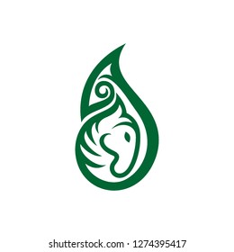 Horse Leaf Logo 