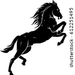 Horse Leap Side View